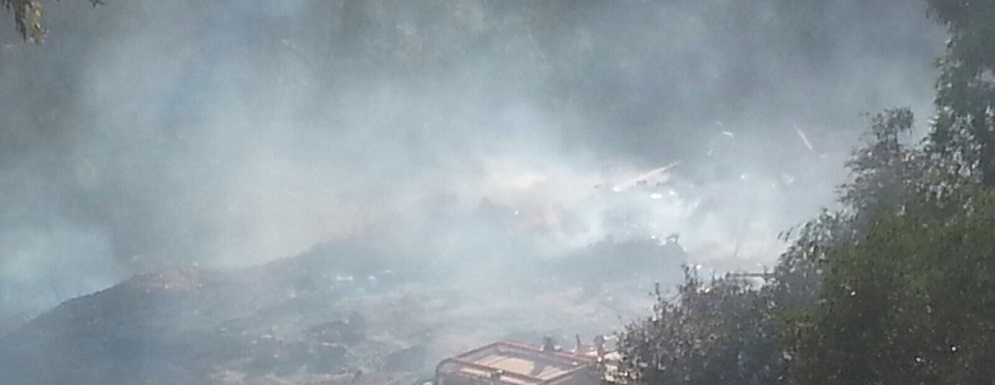 Caulonia: In corso incendio in contrada Camillari