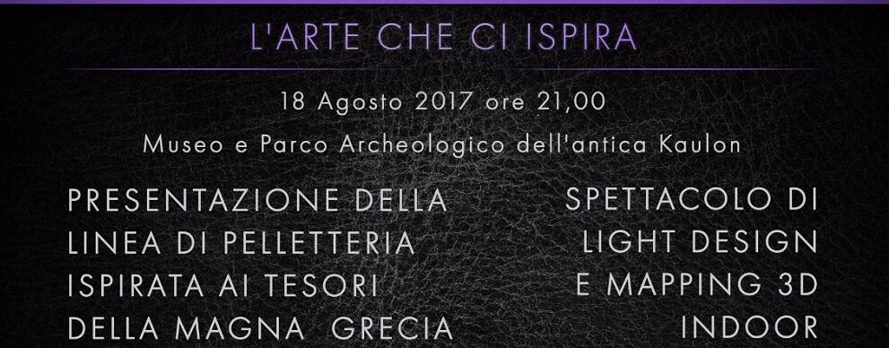 Il 18 agosto si terrà l’evento “L’arte che ci ispira” al Museo Archeologico dell’Antica Kaulon