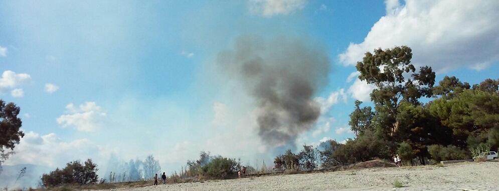 Ennesimo incendio a Caulonia Marina