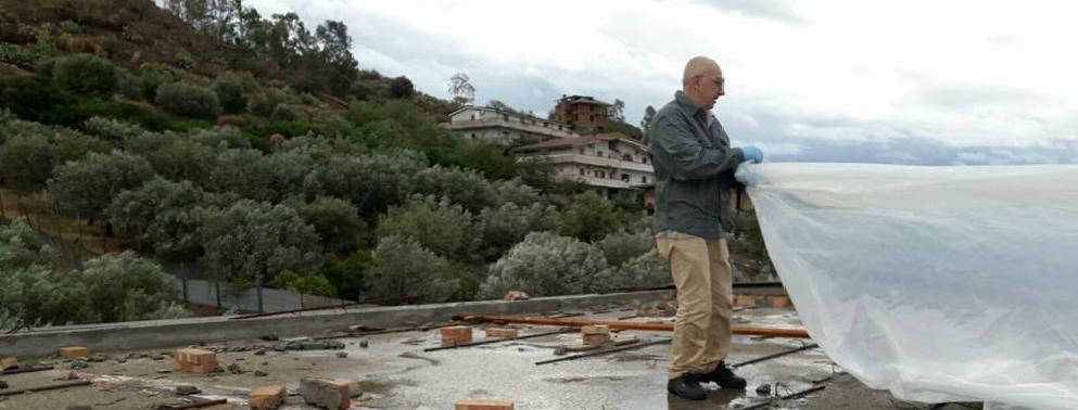 Maltempo a Focà,  volontari della protezione civile impegnati sul territorio