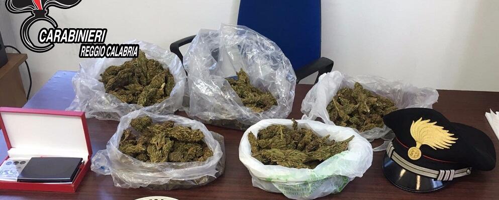 44enne trovato in possesso di marijuana a Reggio Calabria