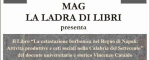 Presentazione saggio storico sulla Calabria del Settecento il 30 dicembre al MAG di Siderno item-thumbnail