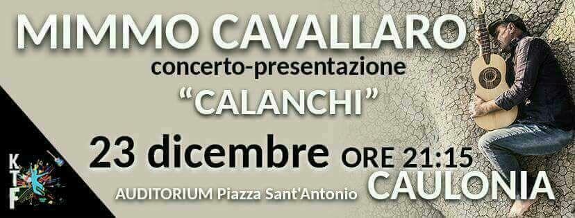 Mimmo Cavallaro presenta il suo nuovo disco a Caulonia Marina