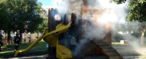 Incendio al parco giochi, sospetto dolo item-thumbnail