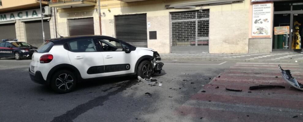 Incidente al centro di Caulonia Marina