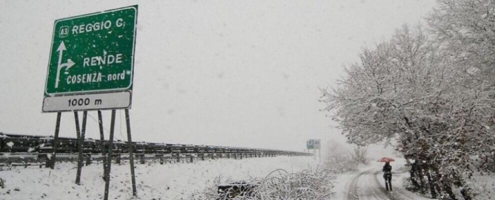 Domani previste nevicate a bassa quota