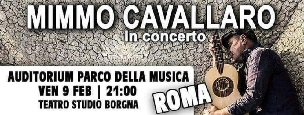 Mimmo Cavallaro in concerto a Roma il 9 febbraio