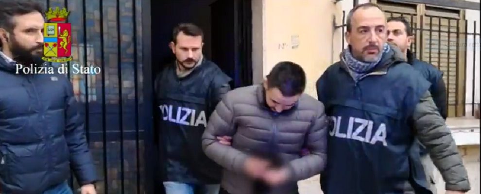 L‘arresto del latitante Antonino Pesce – video