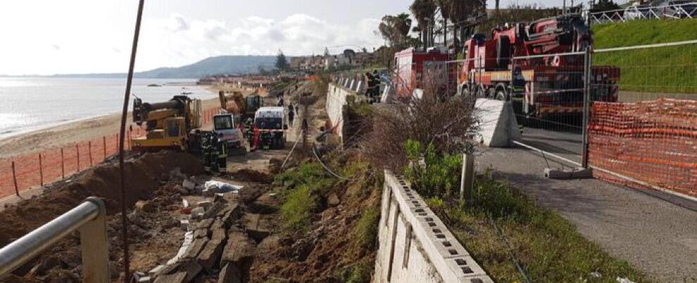 Tragico incidente sul lavoro, crolla muro di contenimento: morti due operai