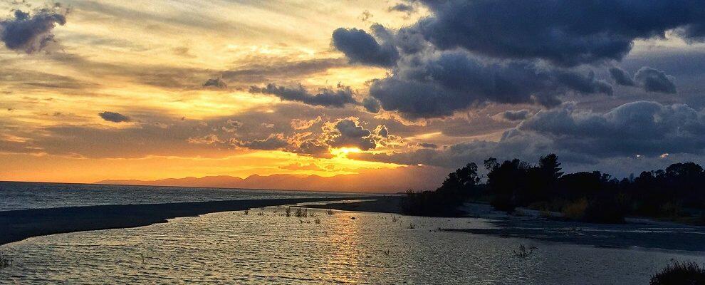 La meraviglia del tramonto a Caulonia