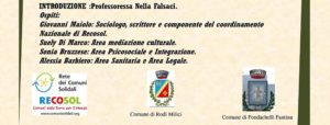 LO SPRAR RECOSOL DI GIOIOSA IONICA FORMERA’ GLI OPERATORI DELL’ACCOGLIENZA DI DUE SPRAR SICILIANI item-thumbnail