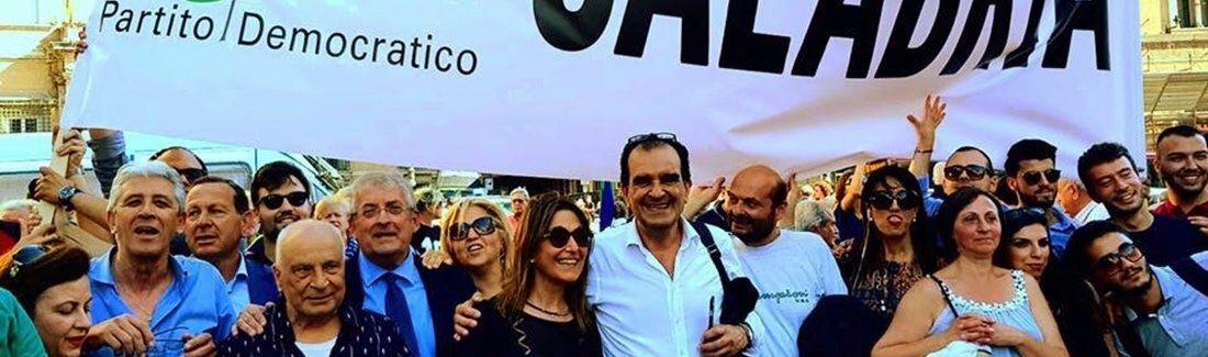 Pd calabrese ridotto ai minimi termini. Alla manifestazione di Roma solo 4 gatti