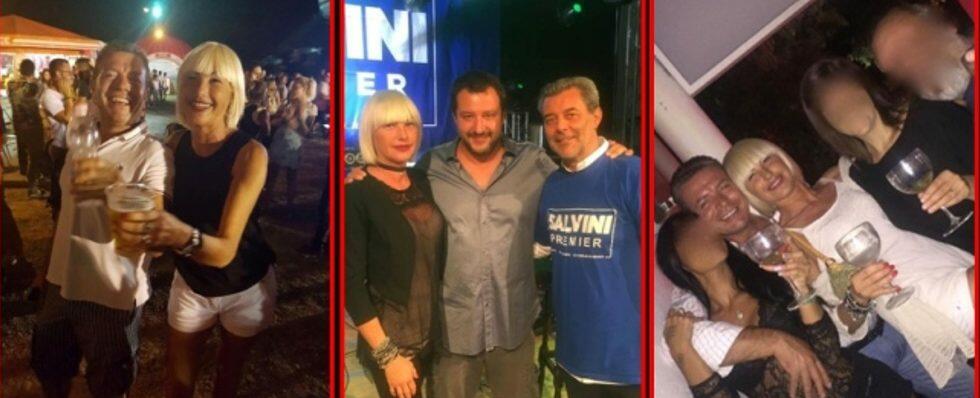 Matteo Salvini su Facebook con l’amica del boss