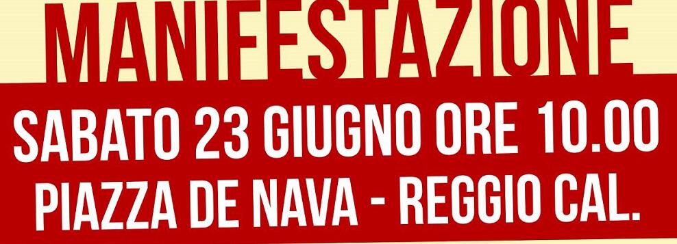 Ciavula tra i promotori della manifestazione di Reggio Calabria contro la guerra tra poveri e per i diritti