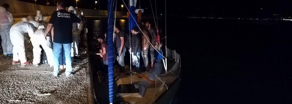 Nuovo sbarco nella notte a Roccella Jonica