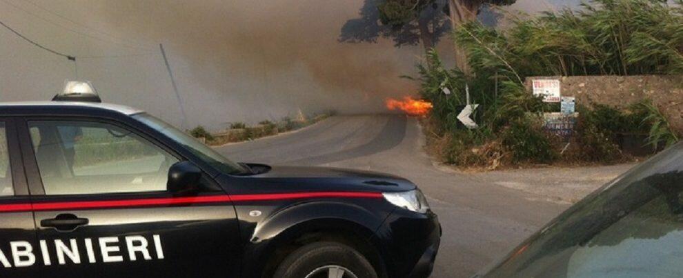 Sorpreso ad appiccare un rogo, arrestato