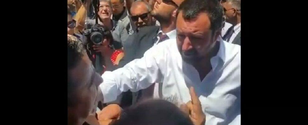 Il cauloniese Gianpiero Vigliarolo a colloquio con Matteo Salvini – video