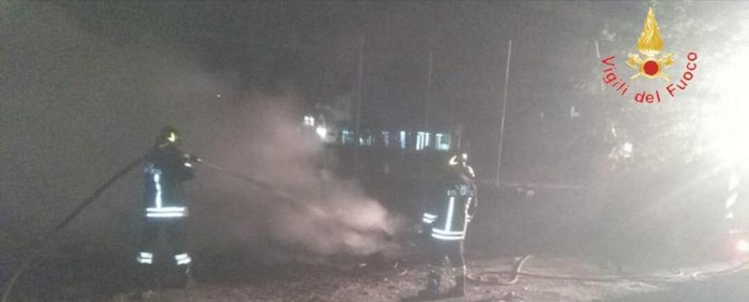Incendio Monasterace, intervento Vigili del fuoco Catanzaro per interdizione ponte Allaro