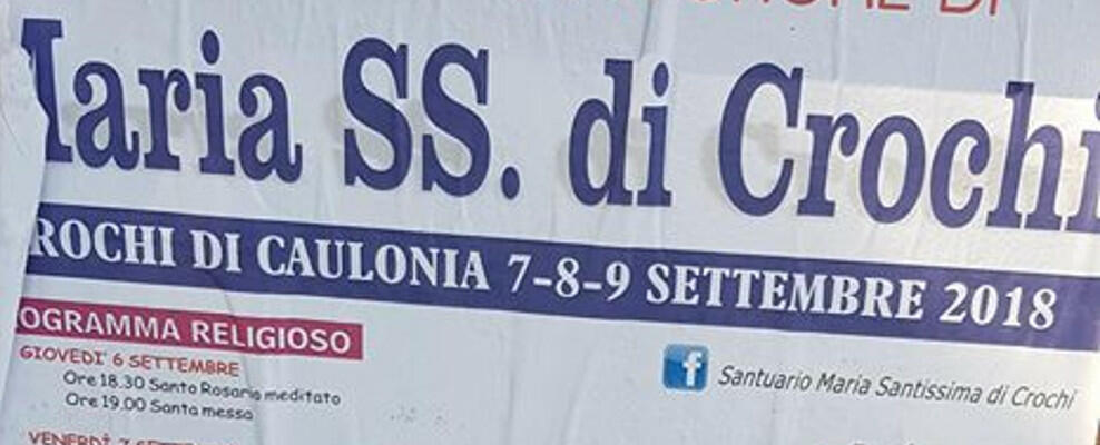 Crochi di Caulonia: finiscono i festeggiamenti, ma la spazzatura resta