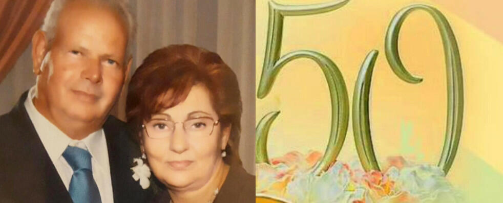 Tanti auguri a Ilario e Maria Concetta per il loro 50° anniversario di matrimonio!