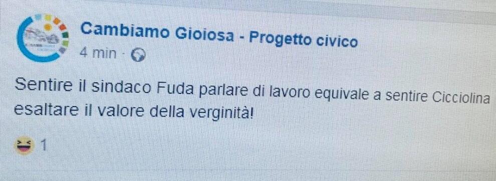 Salvatore Fuda, sindaco di Gioiosa: “Menzogne, insulti, attacchi personali, questo è lo stile che ha scelto la minoranza”