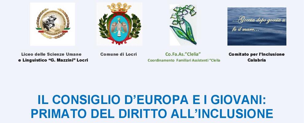 Il consiglio d’Europa e i giovani: primato del diritto  all’inclusione. Il convegno presso il liceo Mazzini di Locri