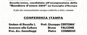 Roccella Jonica si candida alla “Bandiera d’onore 2019” del Consiglio d’Europa item-thumbnail