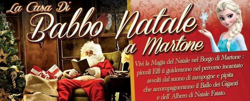 Martone: il 22 e il 23 Dicembre torna la “Casa di Babbo Natale”