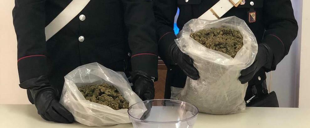 Sequestrati 5kg di marijuana nella Locride