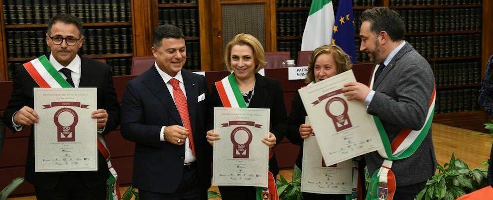 Caulonia tra le 100 mete d’Italia, Belcastro premiata in Senato