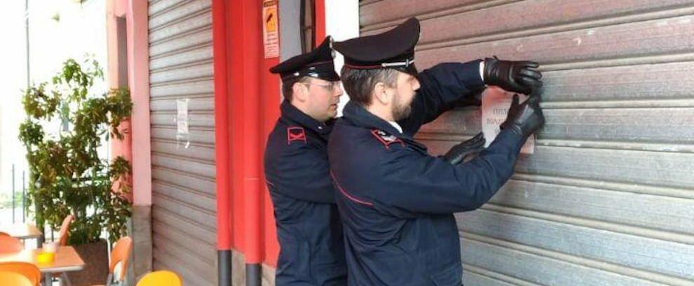 Chiusura temporanea di un bar frequentato da pregiudicati