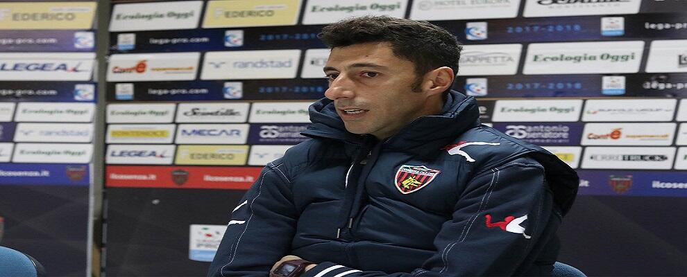 L’allenatore in seconda del Cosenza Roberto Occhiuzzi è intervenuto in conferenza stampa alla vigilia di Perugia – Cosenza: