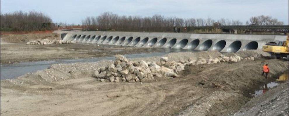 Caulonia, quasi ultimati i lavori del guado alternativo al ponte Allaro