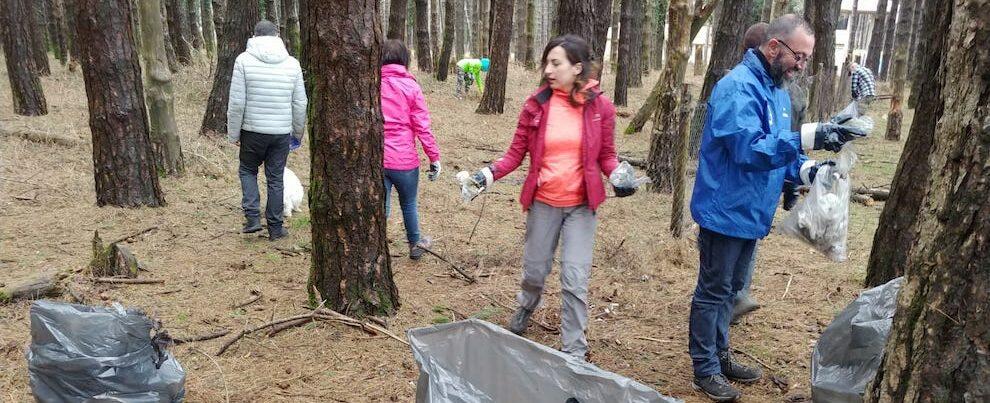 Conclusa la manifestazione Puliamo i boschi a Ciminà, volontari ripuliscono l’area dai rifiuti abbandonati