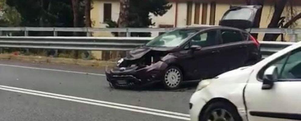 Incidente stradale sulla S.S. 106 nei pressi della Curva di Copanello