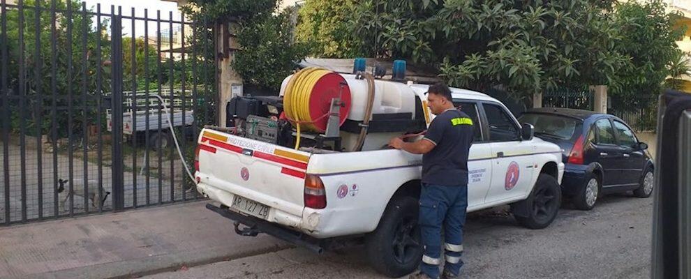 Emergenza acqua all’oasi di Bovalino. In aiuto volontari della protezione civile di Caulonia