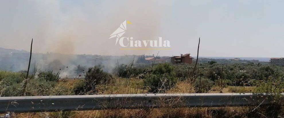 Fotonotizia: incendio a Marcinà