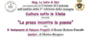 MAG organizza “Cultura sotto le stelle” a Caulonia centro item-thumbnail