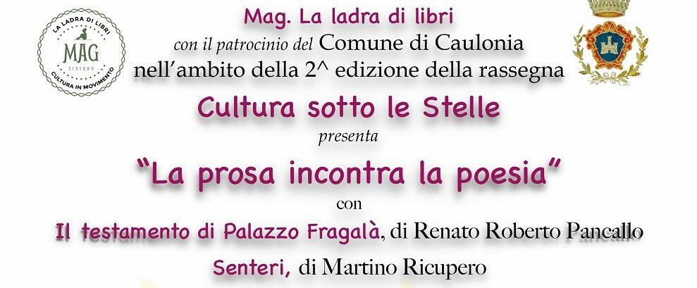 MAG organizza “Cultura sotto le stelle” a Caulonia centro