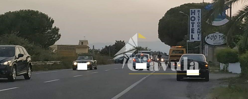 Incidente stradale a Vasì di Caulonia