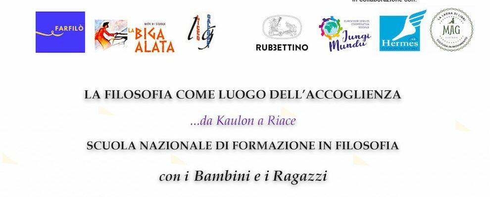 Monasterace, Camini e Riace i luoghi in cui i bambini si avvicineranno alla filosofia