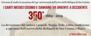 Riace, giornata di studi in occasione dei festeggiamenti dei SS martiri Cosimo e Damiano item-thumbnail