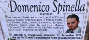 Domani i funerali del giovane ragazzo morto sulla statale 106 item-thumbnail