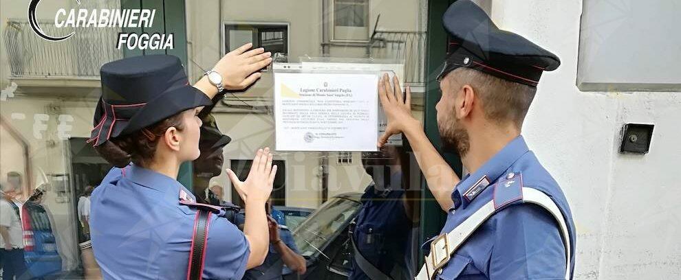 A Manfredonia i Carabinieri chiudono un bar ritrovo di pregiudicati