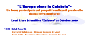 Al Liceo Zaleuco di Locri,”l’Europa viene in Calabria” item-thumbnail