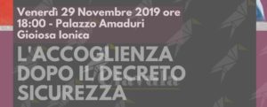 L’accoglienza dopo i decreti sicurezza: se ne discute a Gioiosa con Re.Co.Sol. item-thumbnail