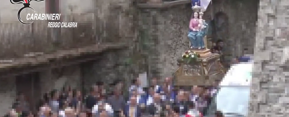Si intrufolarono tra i portatori della statua della Madonna di Polsi, fogli di via per quattro bagnaresi