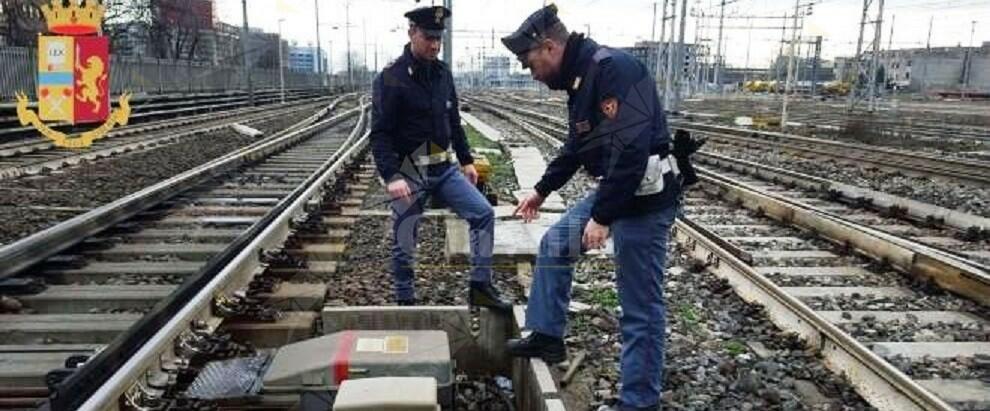 Rame razziato dalla linea ferroviaria. Arrestato un 47enne incensurato