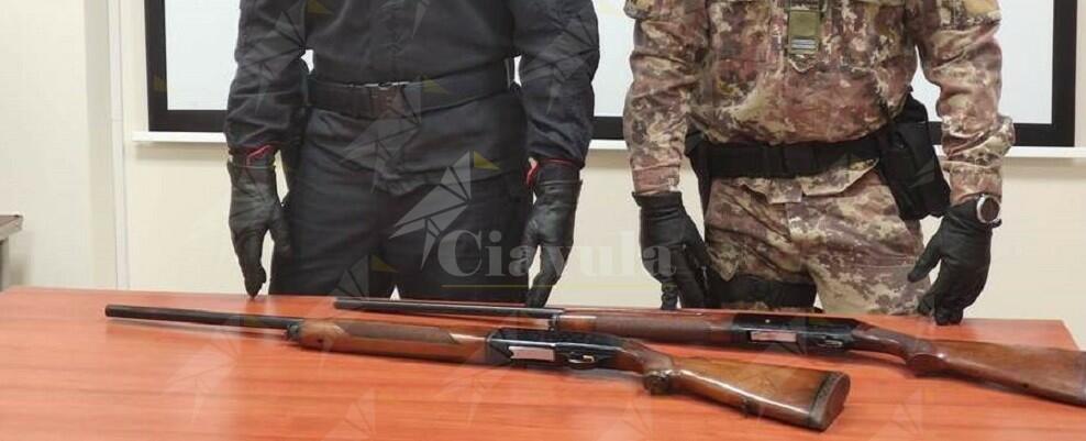 Giovane di Ciminà arrestato per detenzione di armi clandestine