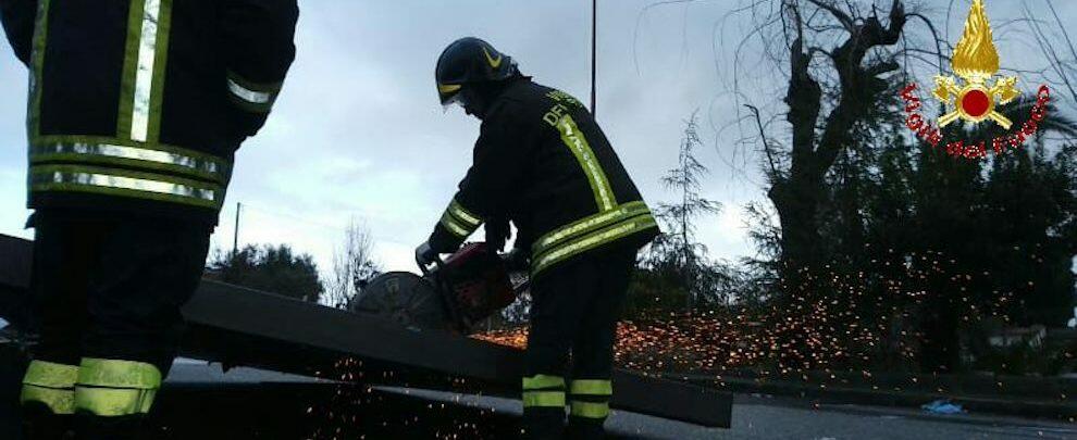 Maltempo in Calabria, numerosi gli interventi dei vigili del fuoco